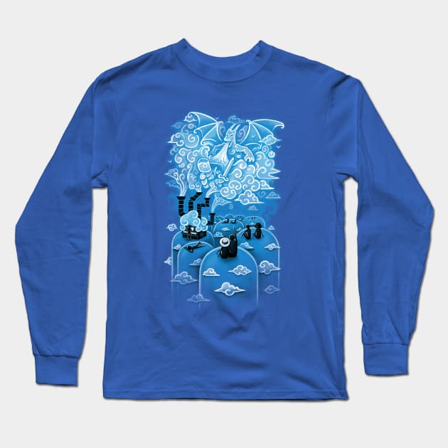 Cloud Concert Long Sleeve T-Shirt by c0y0te7